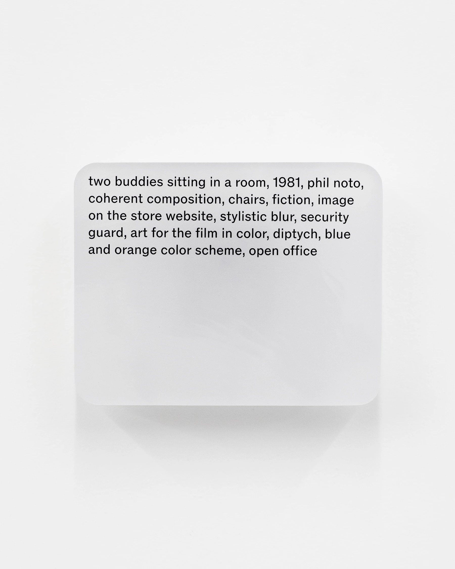 Resin cast pigment print