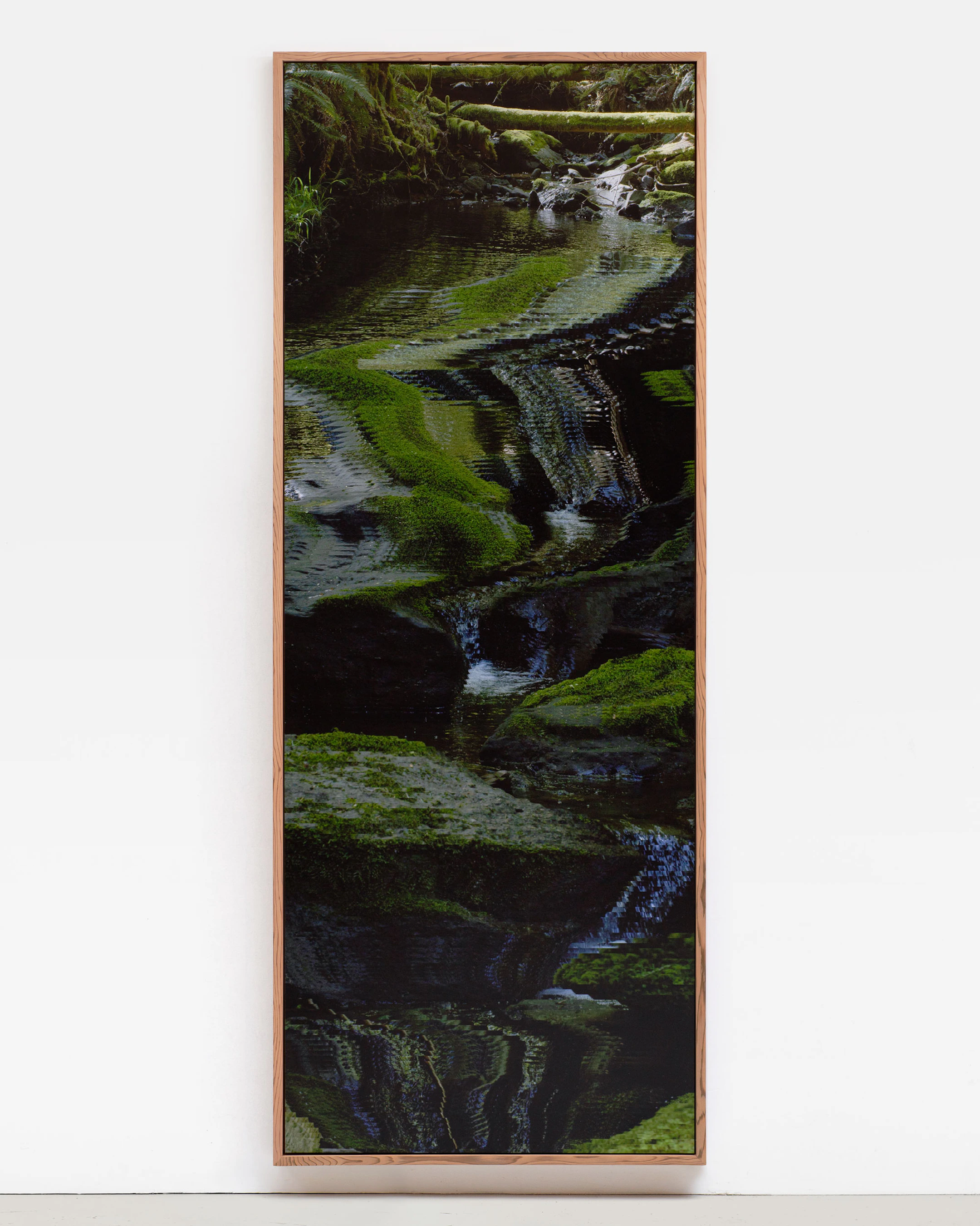 Archival pigment print, mounted on dibond, cedar artist frame