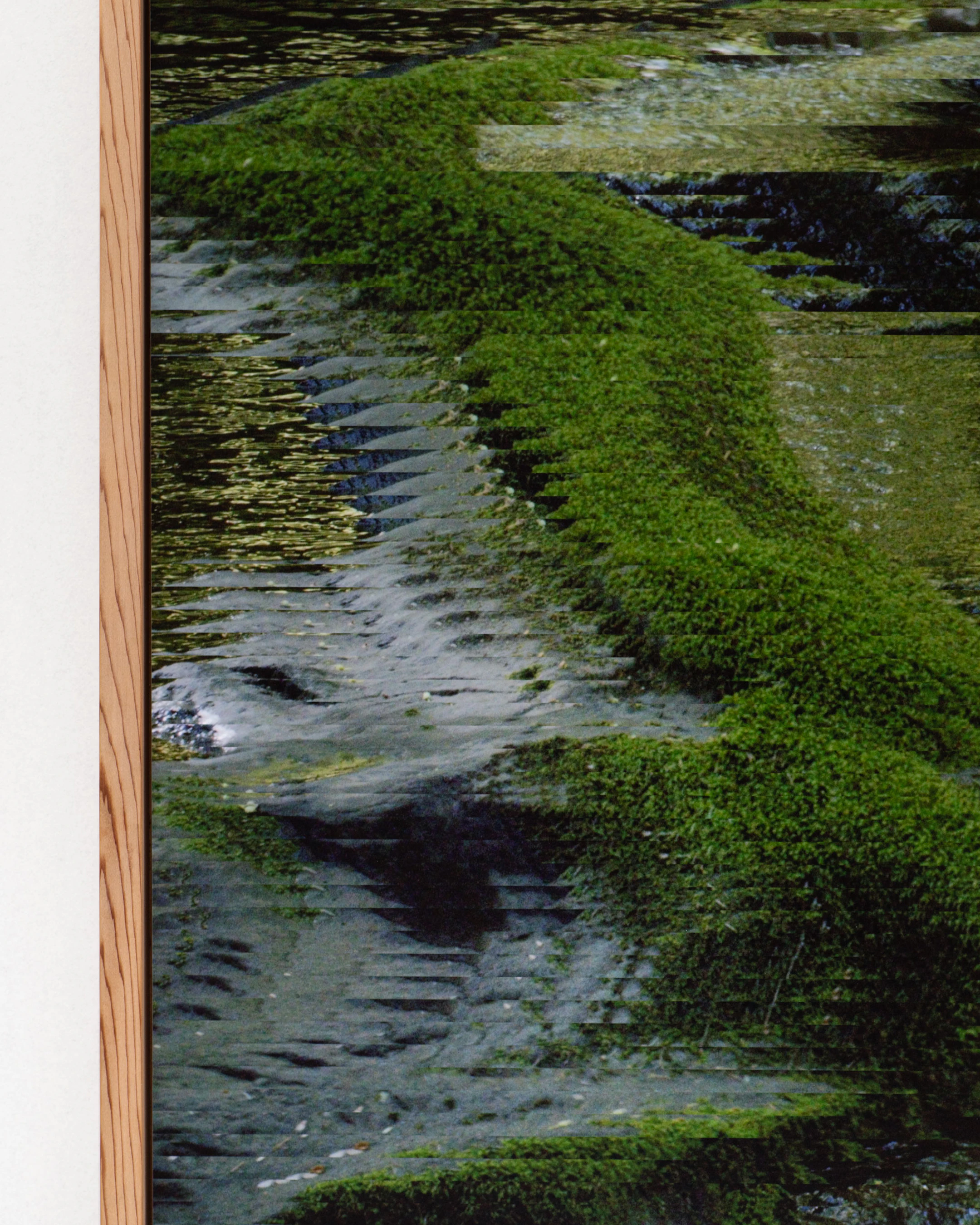 Archival pigment print, mounted on dibond, cedar artist frame