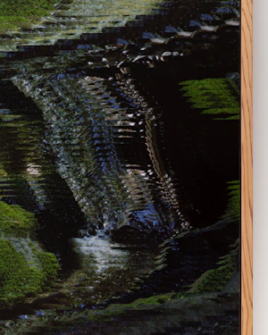 Archival pigment print, mounted on dibond, cedar artist frame