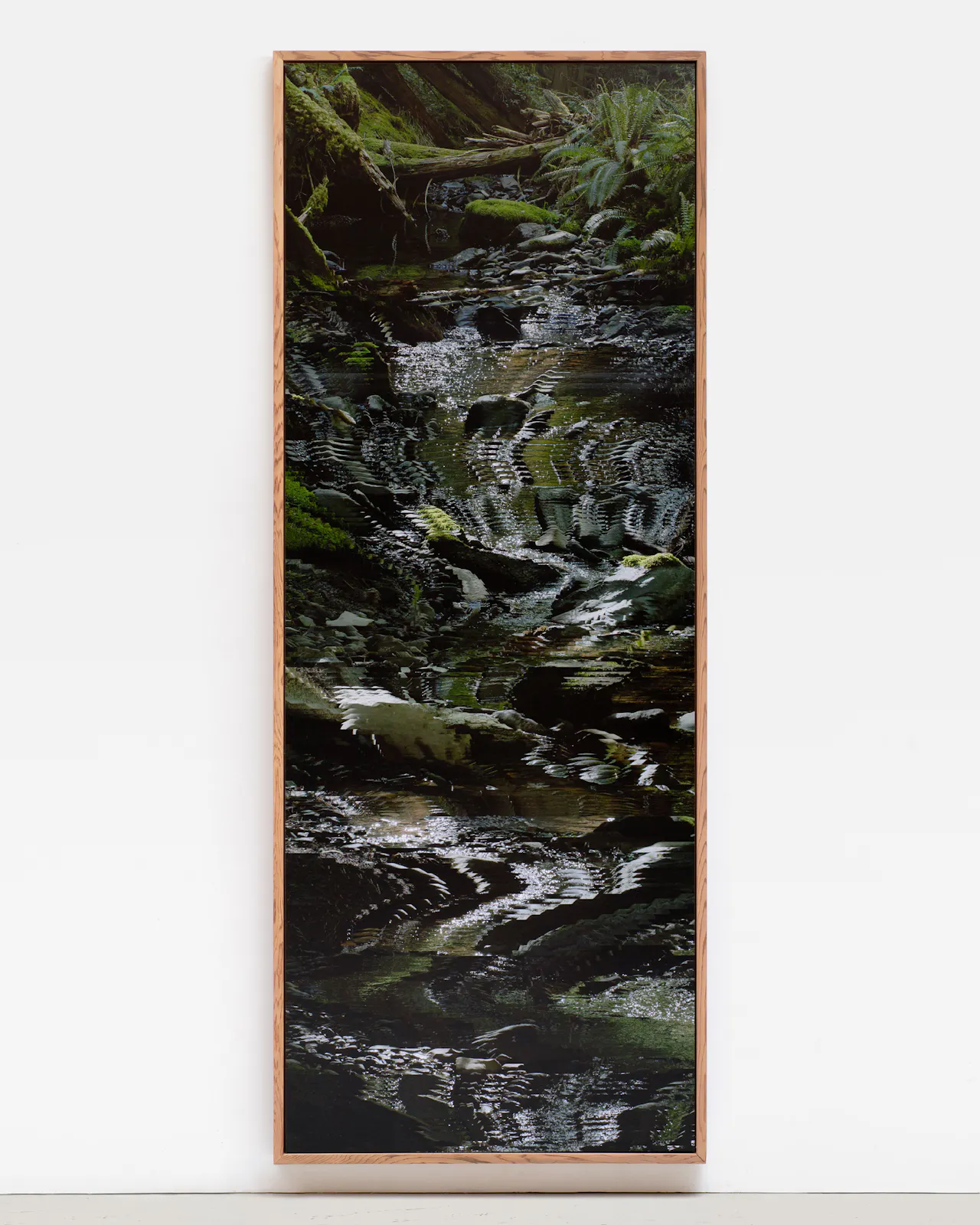 Archival pigment print mounted on dibond, cedar artist frame