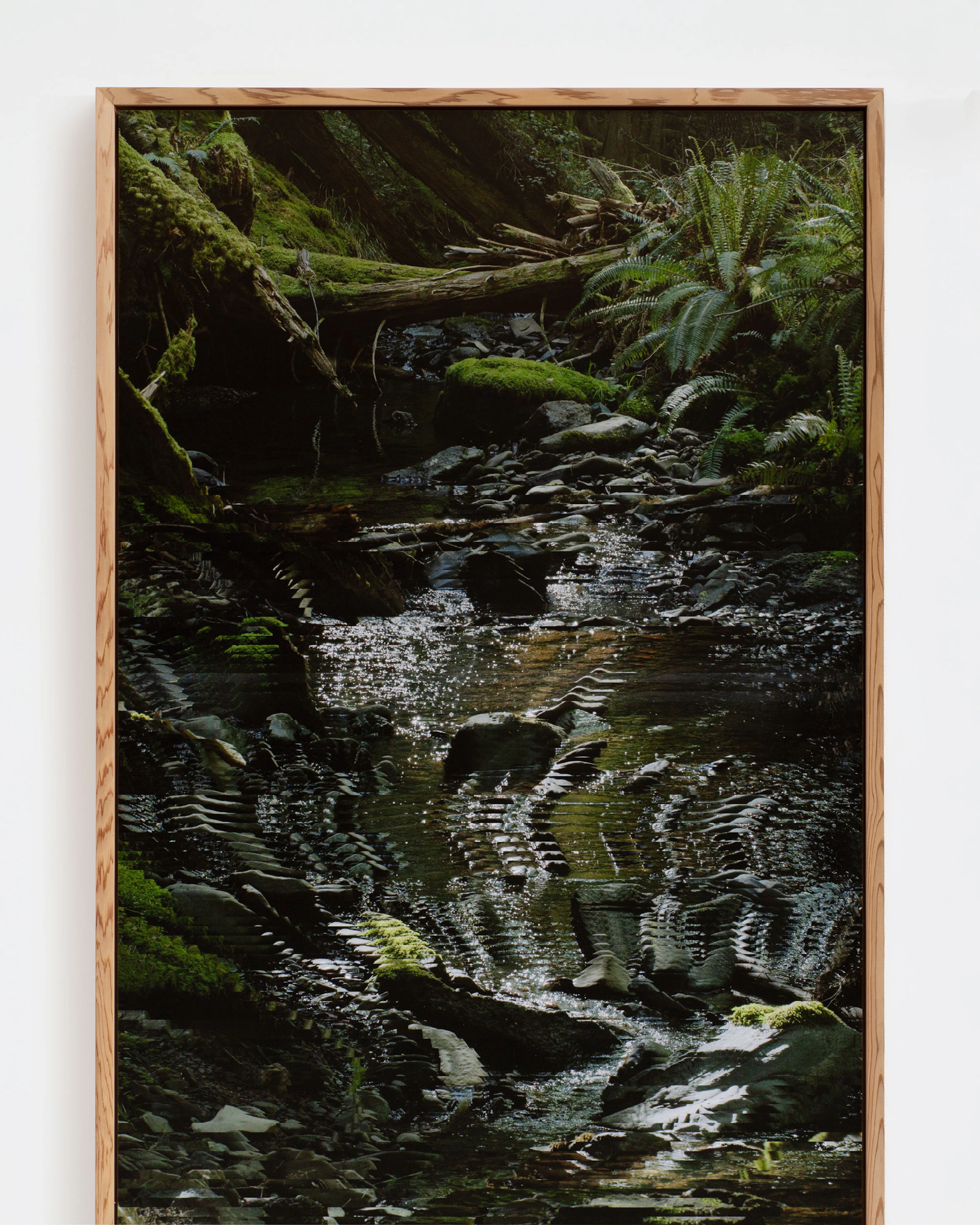 Archival pigment print, mounted on dibond, cedar artist frame