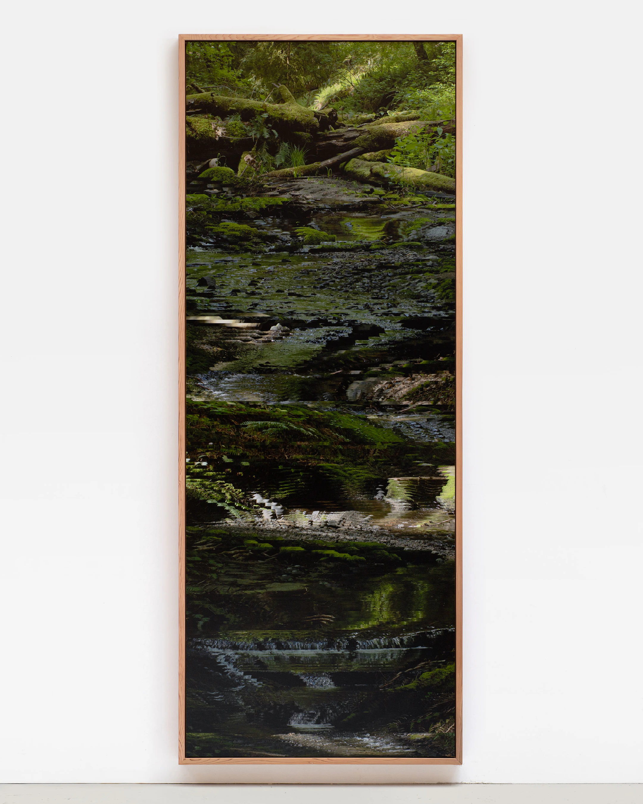 Archival pigment print, mounted on dibond, cedar artist frame