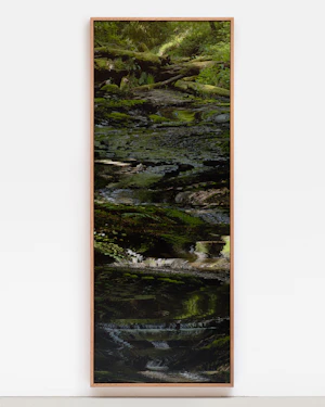 Archival pigment print, mounted on dibond, cedar artist frame