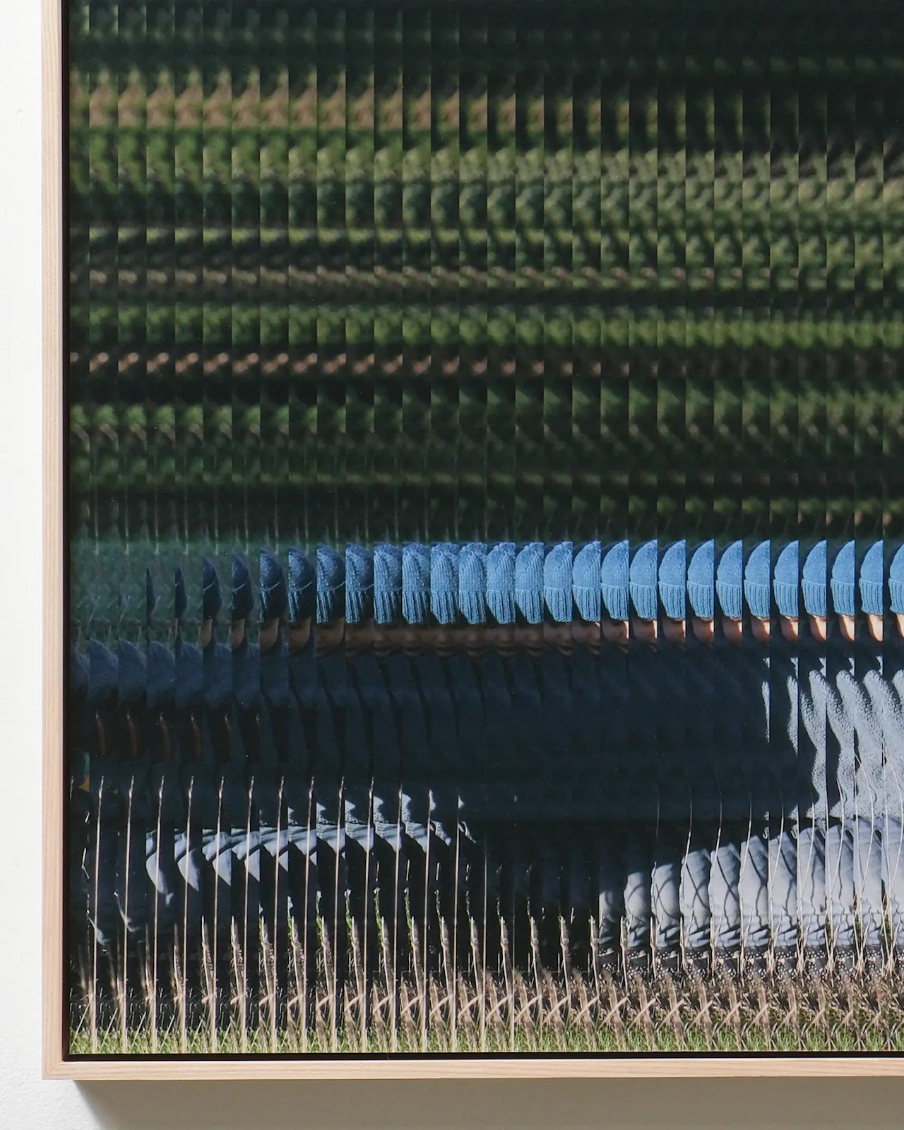 Archival pigment print mounted on dibond, cedar artist frame