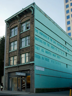 Typographic public art installation