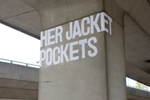 Typographic public art installation