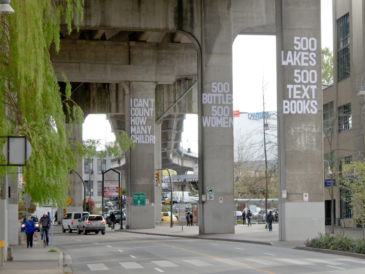 Typographic public art installation