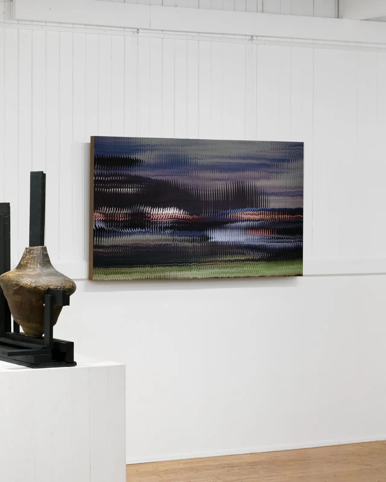 Exhibition view of Re Location, 2024, Salt Spring Island, Canada